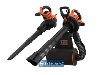 Dmuchawa/rozdrabniacz/odkurzacz ogorodowy BEBLV300-QS 3000W do liści Black and Decker 1