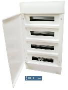 Rozdzielnica modułowa podtynkowa 4x18 N+PE IP40 IK07 z klapką białą Practibox S 137369 Legrand 1