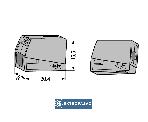 Szybkozłączka oświetleniowa 1x 1-2,5mm2 / 1x 1-2,5mm2 szara 224-101 Wago 2