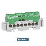 Listwa zaciskowa na szynę izolowana  8-torowa zielona Z-8 004832 Legrand 1